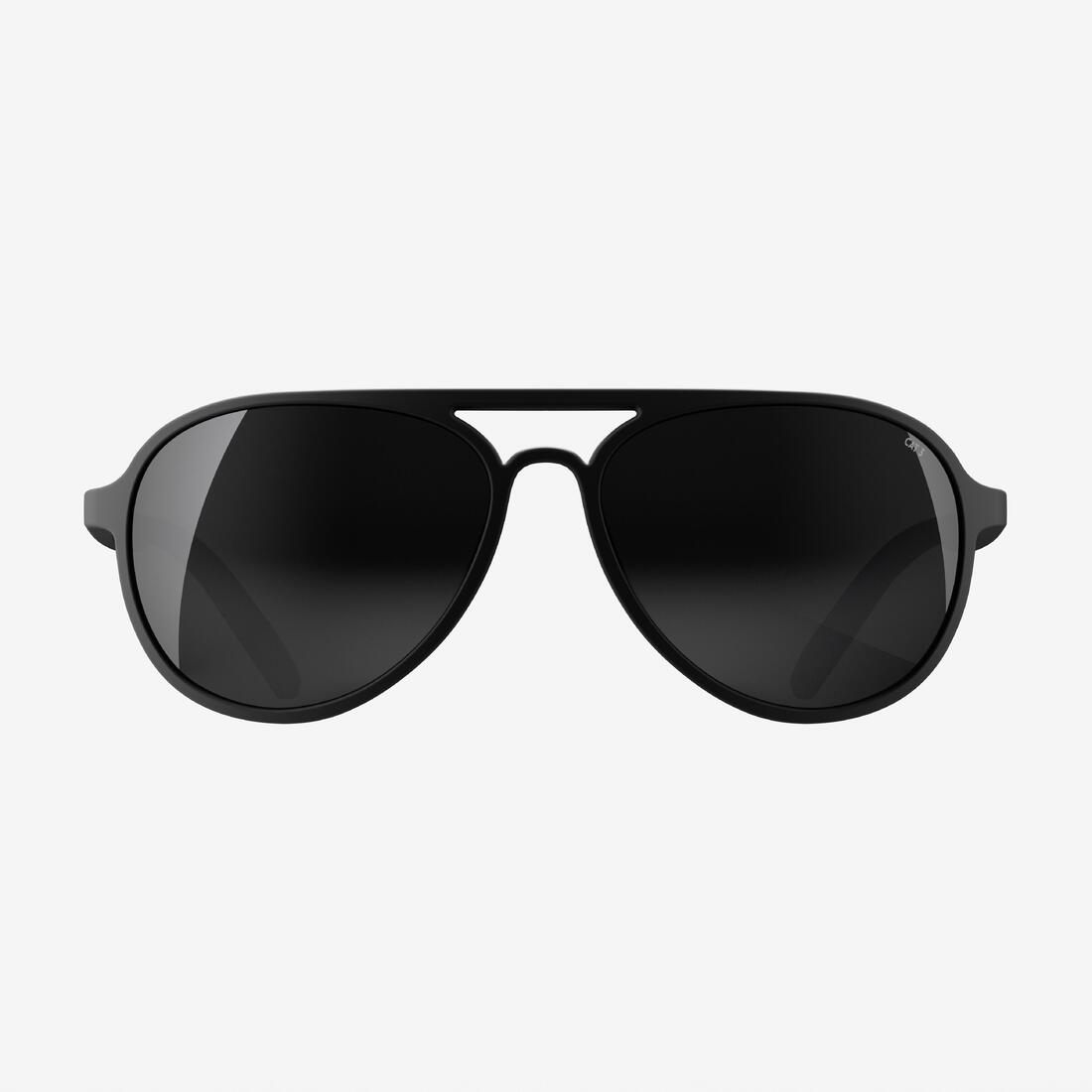Lunettes de soleil randonnée - MH120A - adulte - catégorie 3 noires