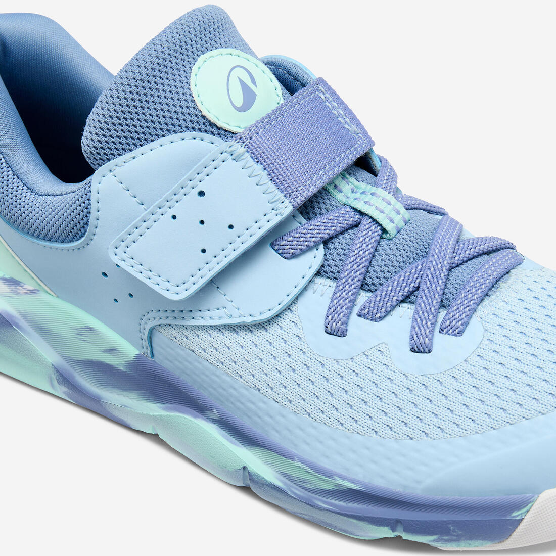 Chaussures de sport à scratch légères enfant, Playful Fast bleu et