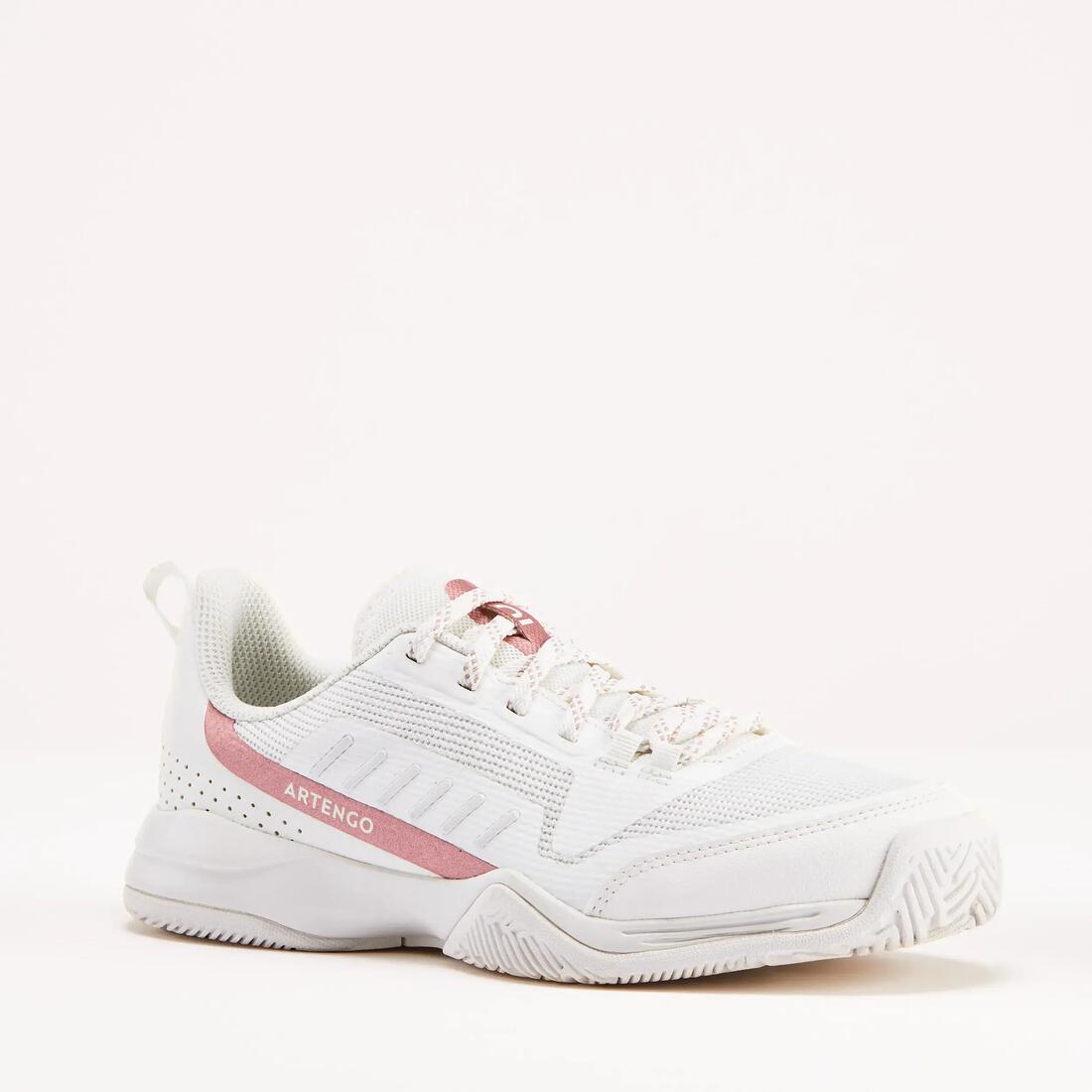 CHAUSSURES TENNIS ENFANT - TS500 FAST JR LACE SHINE