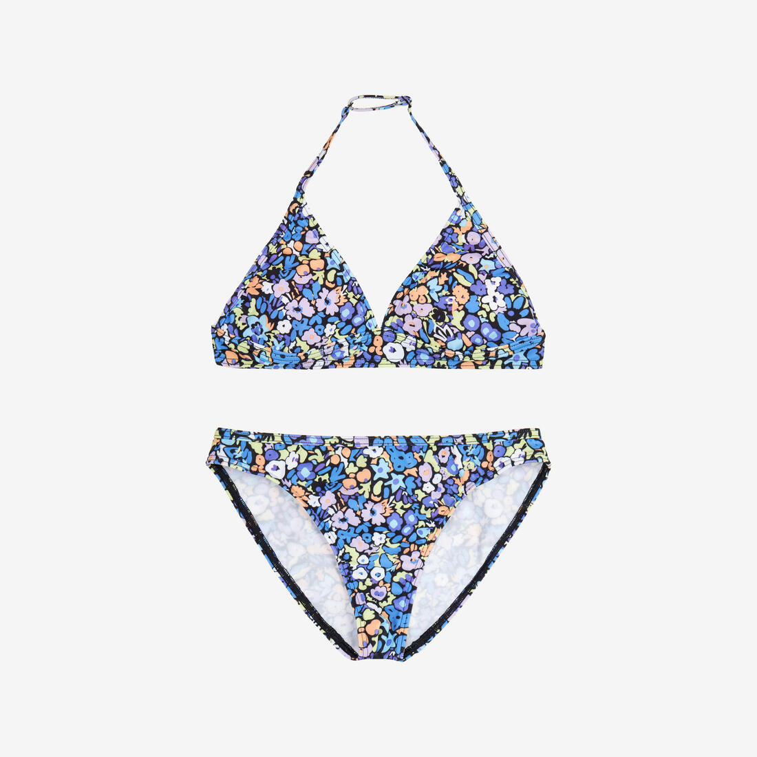 Maillot 2 pièces fleuri surf Fille - Tali