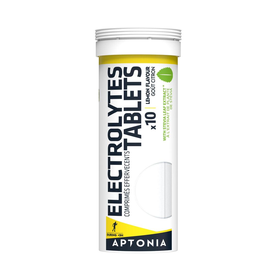 Boisson électrolytes sans sucre en tablettes effervescentes citron, x20