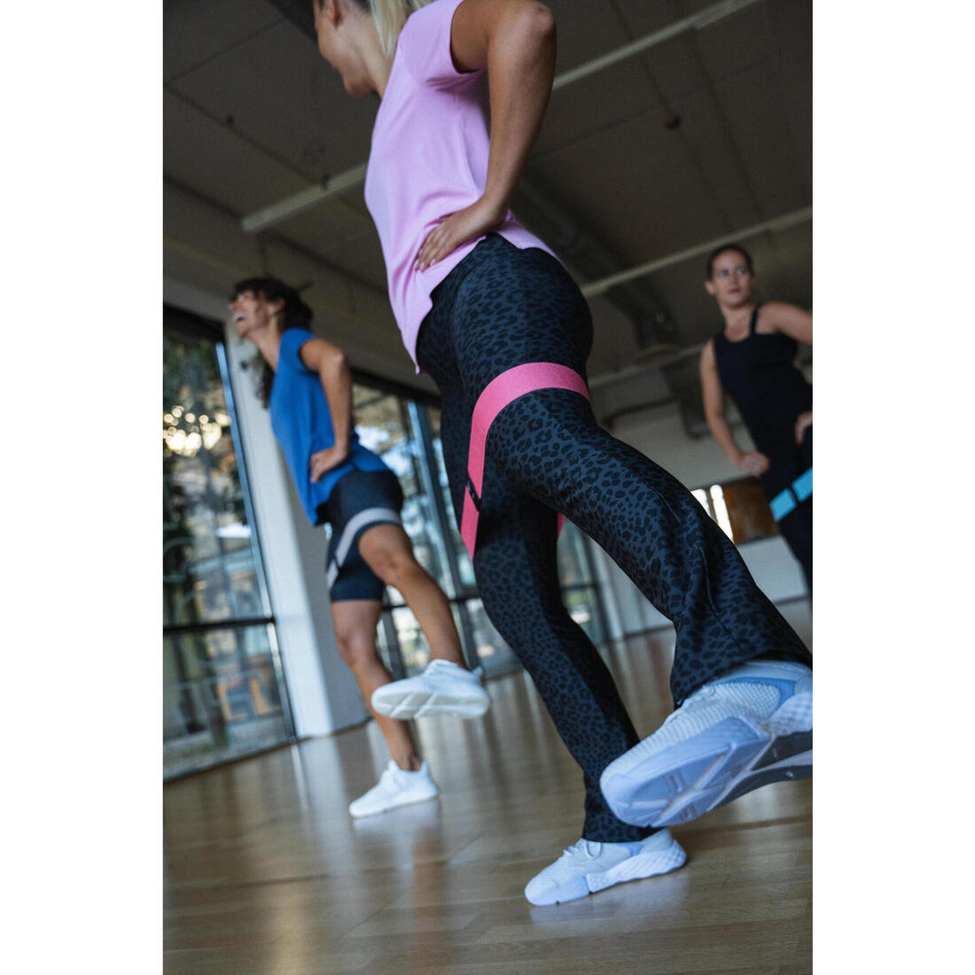 Legging de sport droit et respirant femme, imprimé