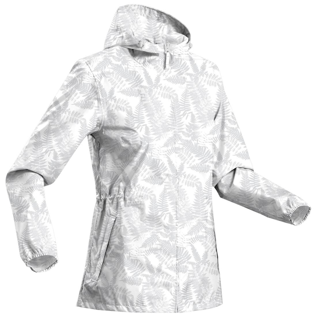 Veste de randonnée déperlante coupe-vent femme, Raincut Full Zip