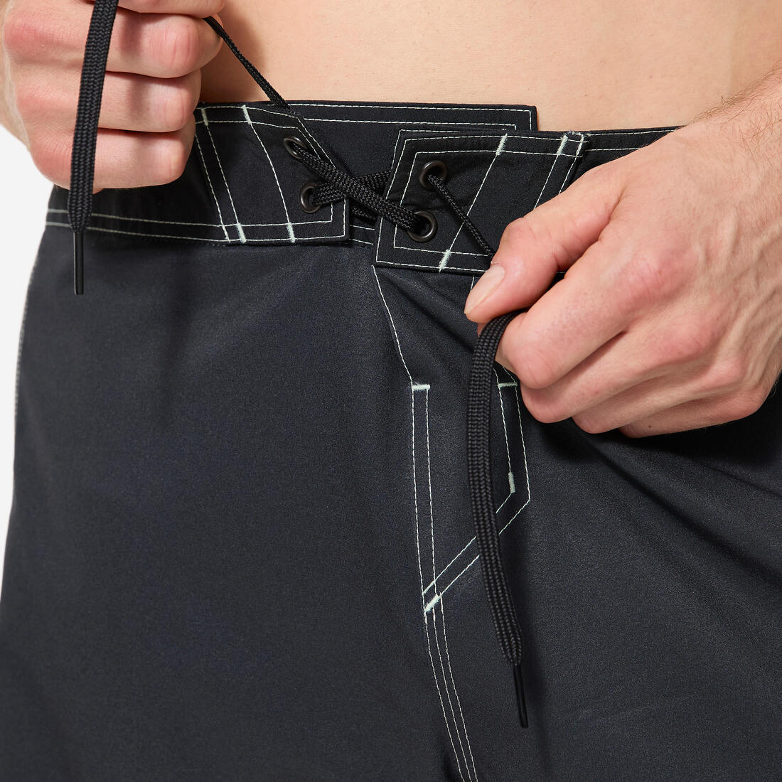 Short de bain boardshort surf long 19" homme, 500 Arch alex