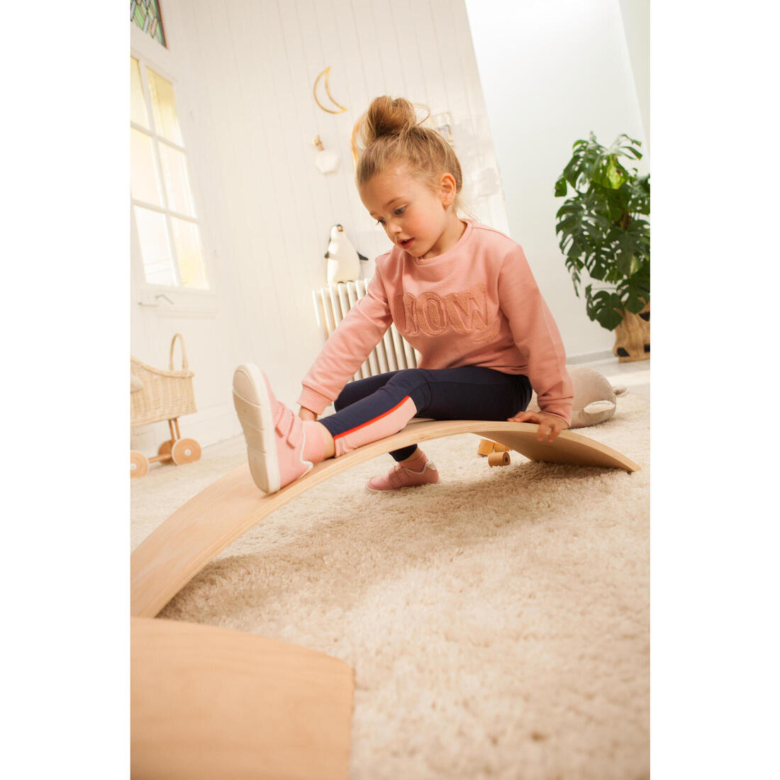Sweat decat'oons imprimé beige baby gym enfant