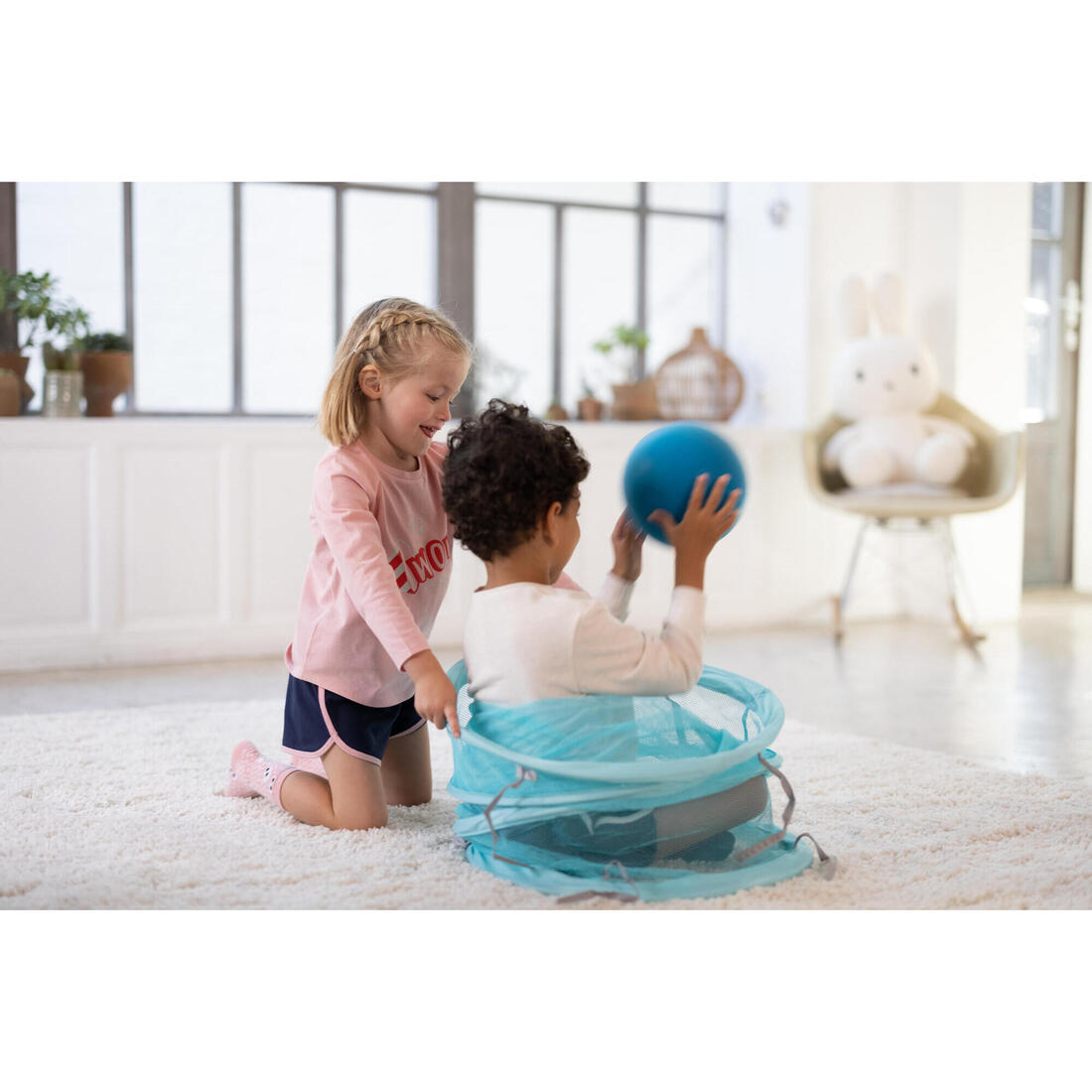 T-shirt manches longues enfant coton - Basique
