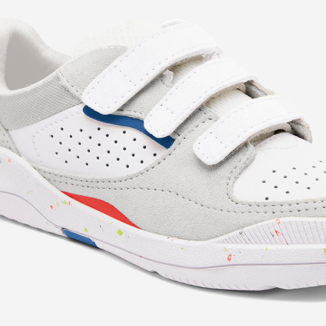 Chaussures de sport à scratch résistantes en cuir enfant, Playventure city