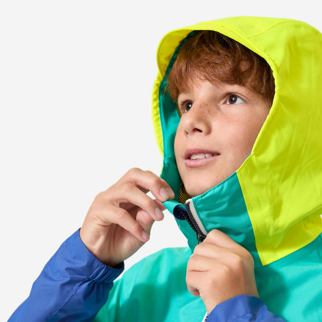 Veste imperméable et coupe vent de voile enfant, 100 navy