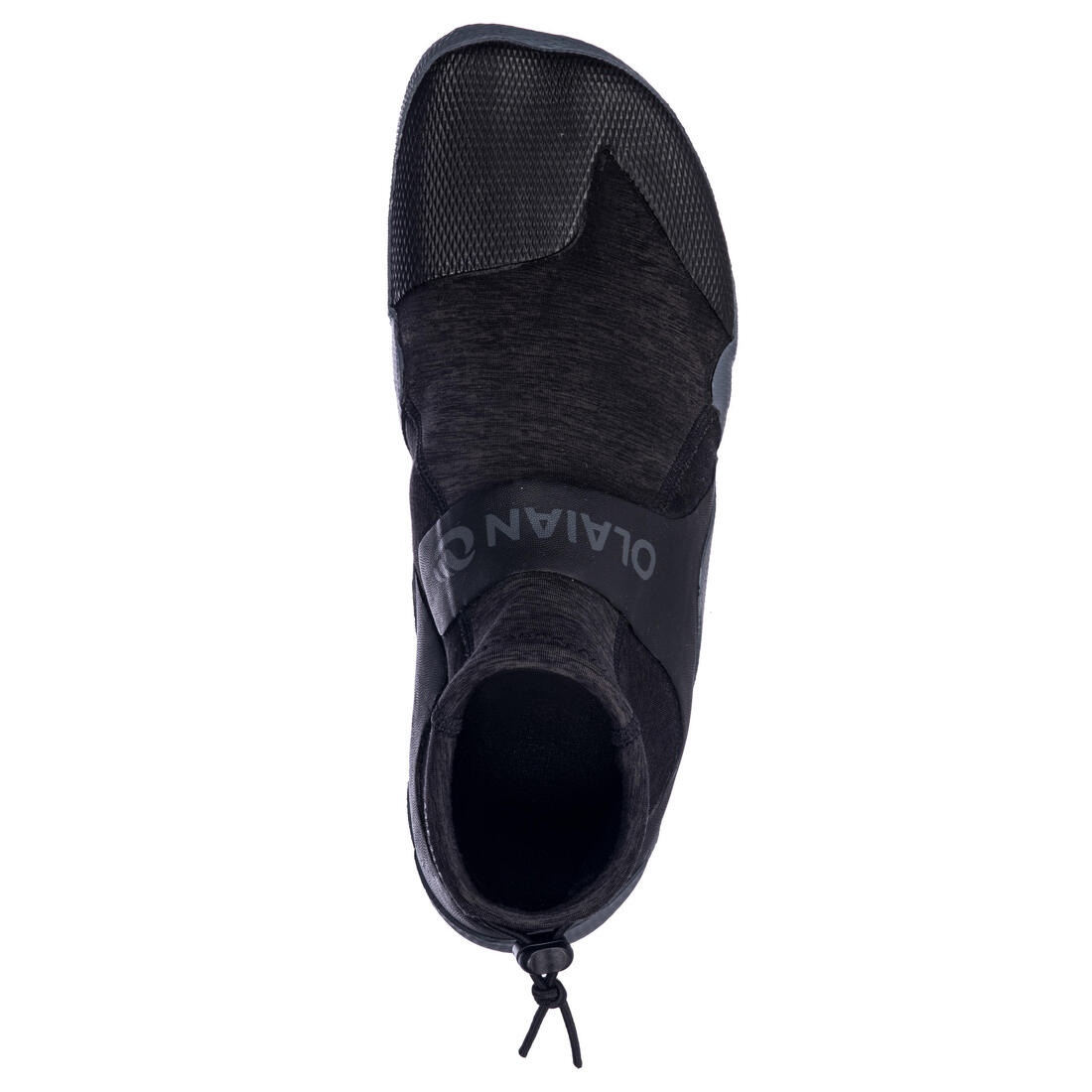 Chaussons bas surf 500 néoprène 2mm gris noir
