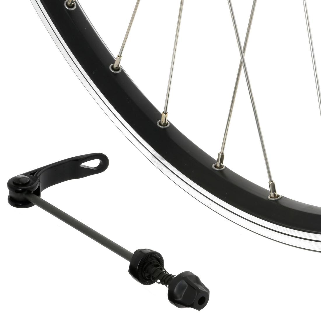 ROUE VTT AVANT 26" DOUBLE PAROI FREINAGE DISQUE/V-BRAKE ET ATTACHE RAPIDE