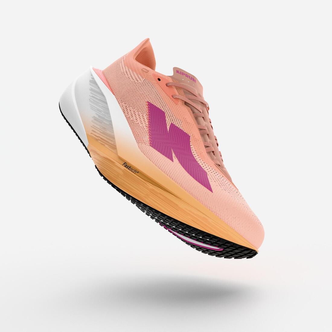 Chaussures de running route femme, Kiprun Kipstorm tempo