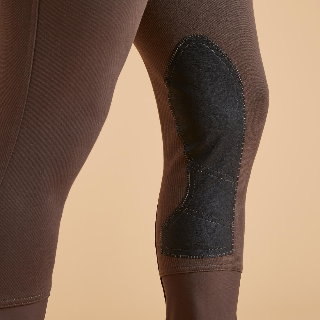 Pantalon équitation homme 140 basanes agrippantes marine