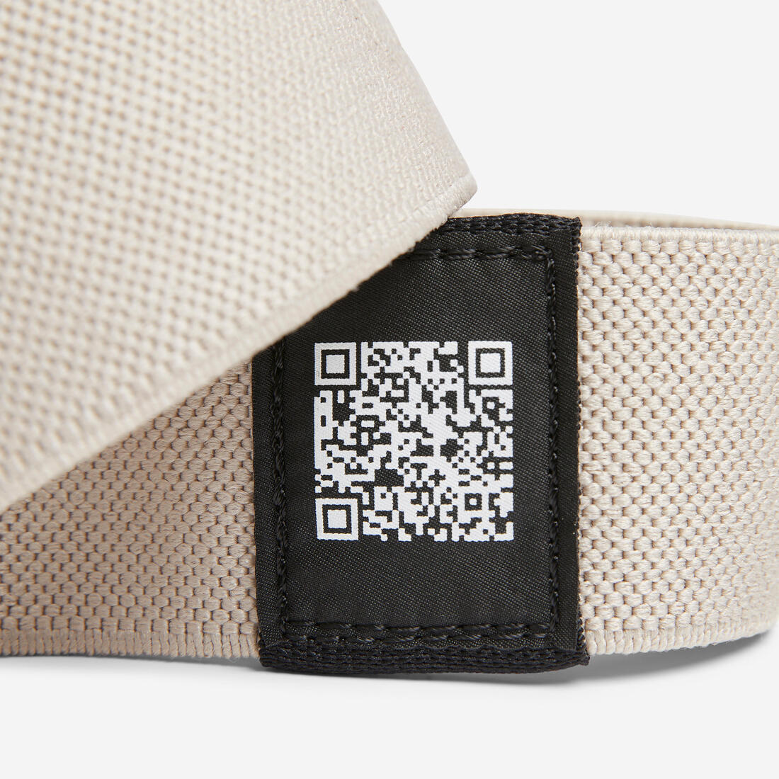 Élastique textile pour fessiers de fitness, résistance extra-légère, beige