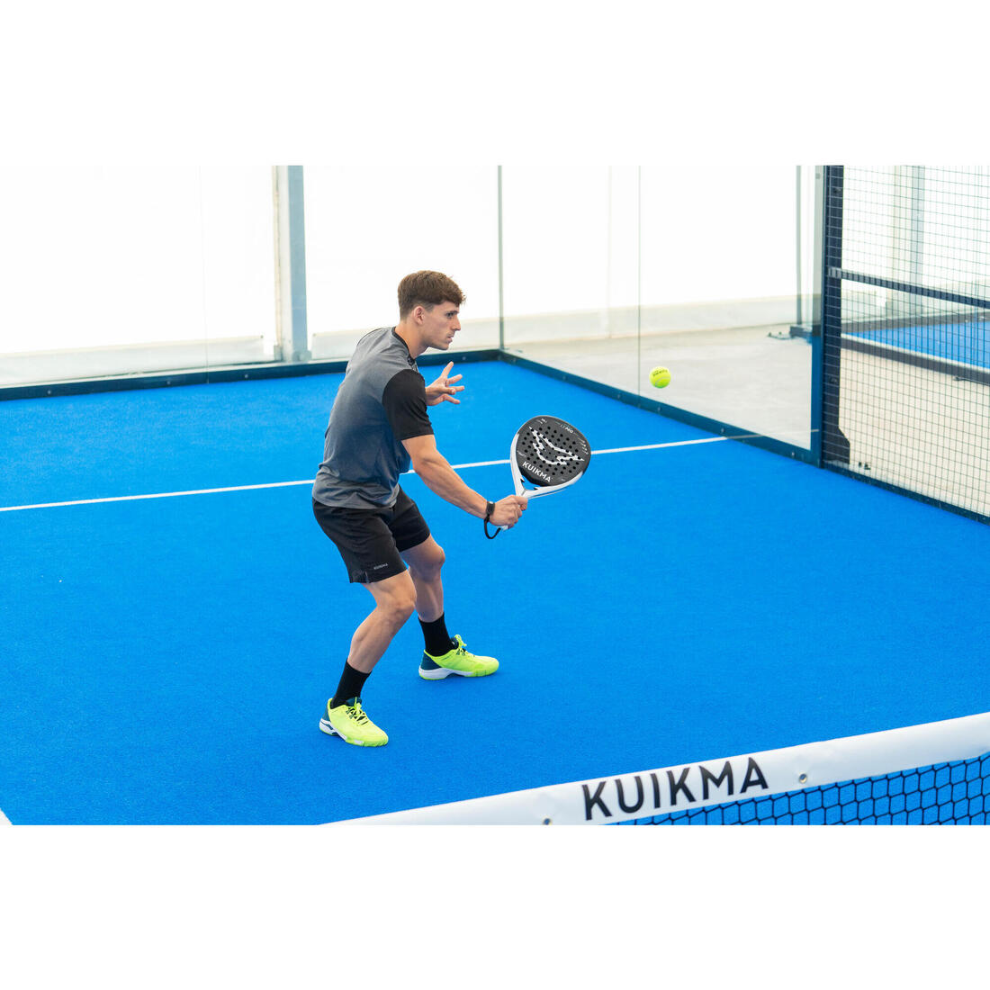 Chaussures de padel Homme - PS 500 noir jaune