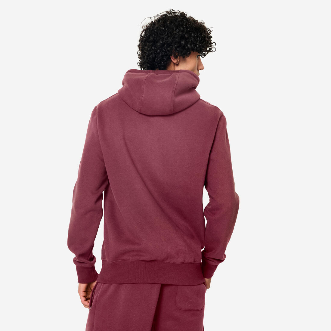 Sweat à capuche chaud en molleton homme