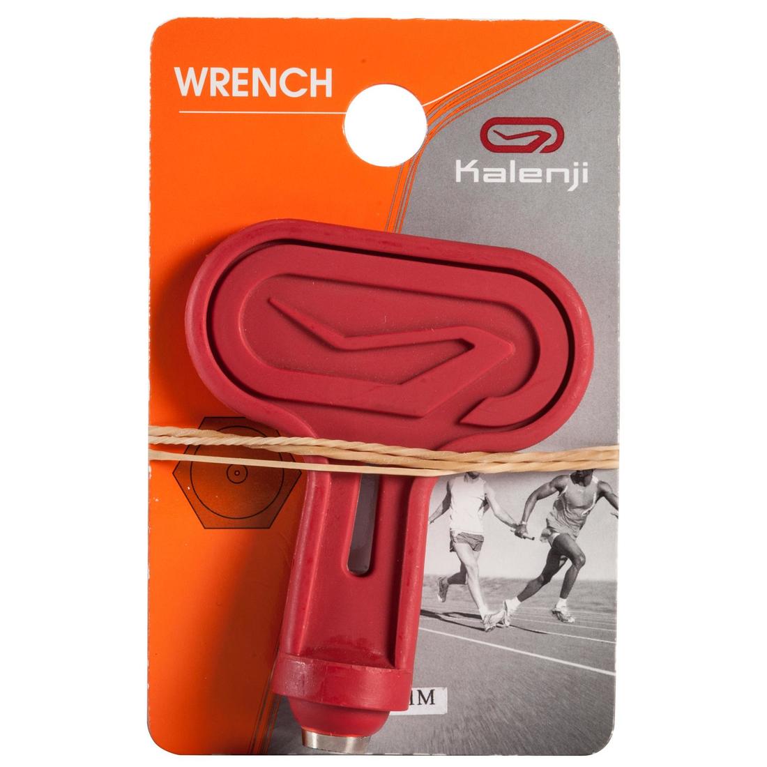 Clef pour chaussures d'athletisme a pointes 6 pans