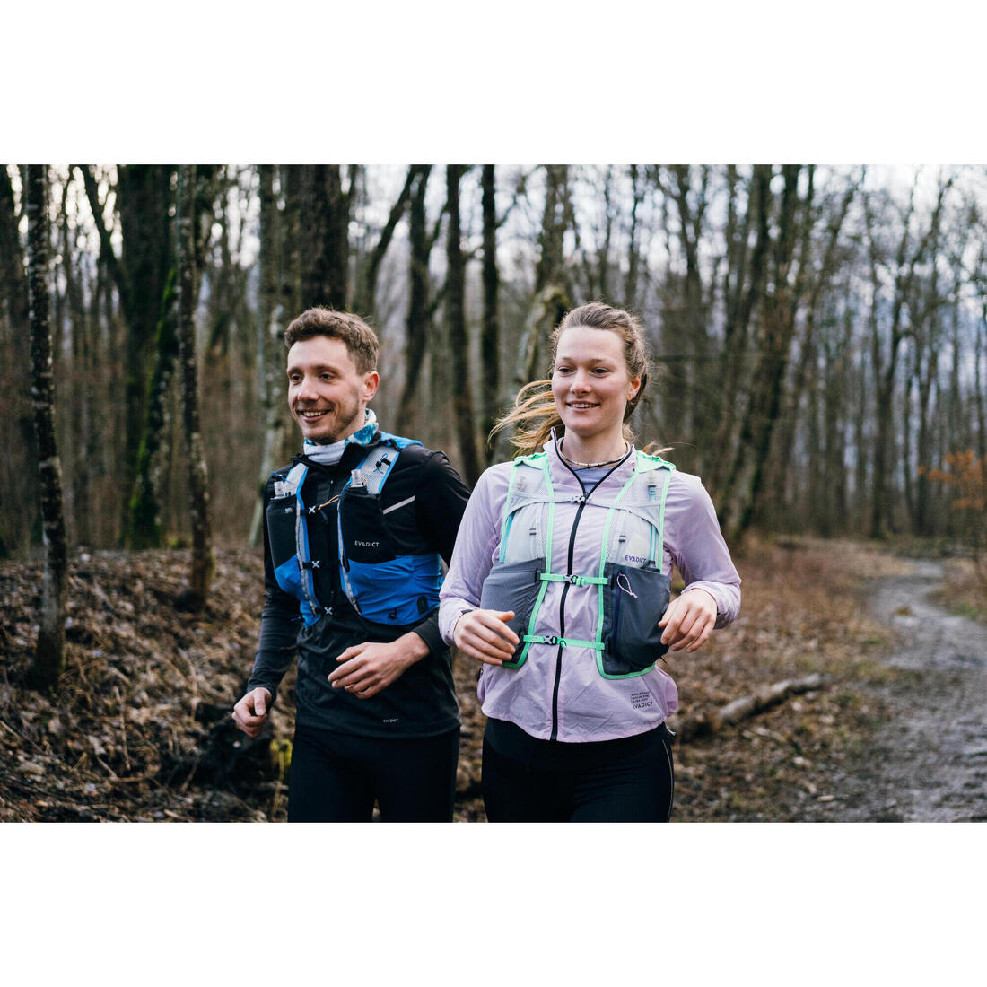 Sac trail running 10l mixte - vendu avec poche à eau 1l
