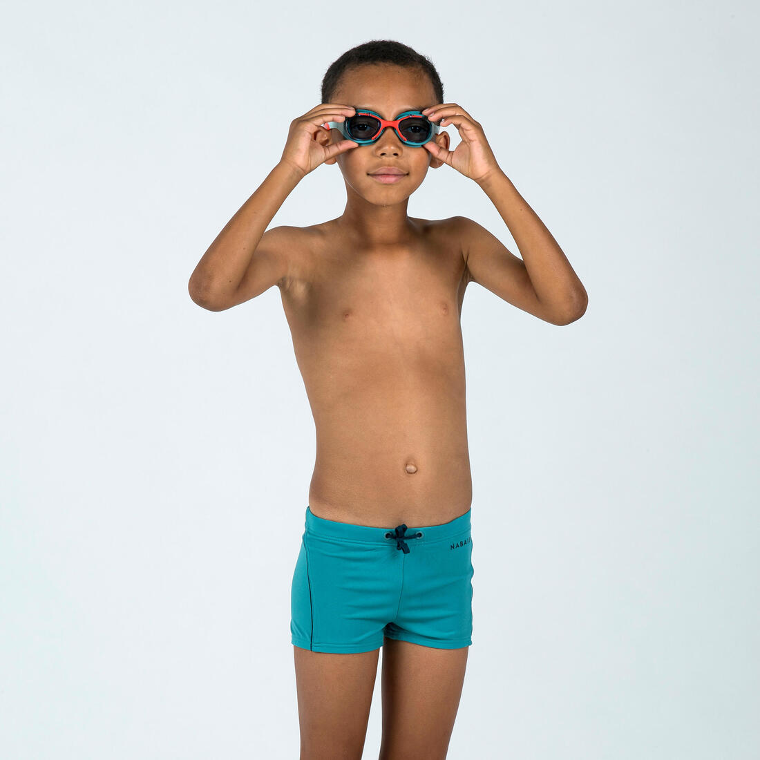 Lunettes de natation Junior - Xbase rose bleu teintées