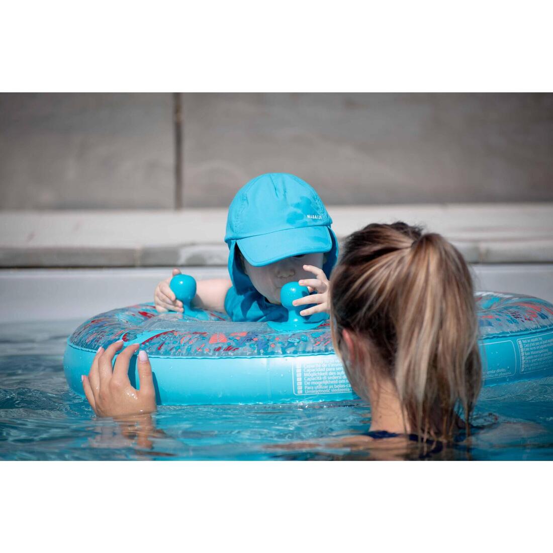 Casquette anti UV bébé nageur