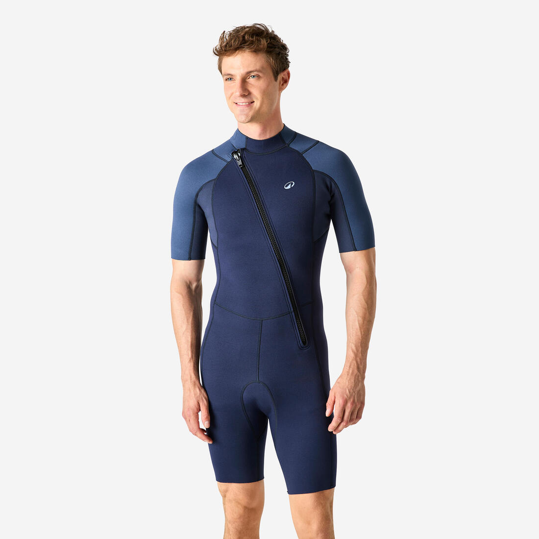 Shorty snorkeling essential Homme caoutchouc naturel Ocena 2mm, noir