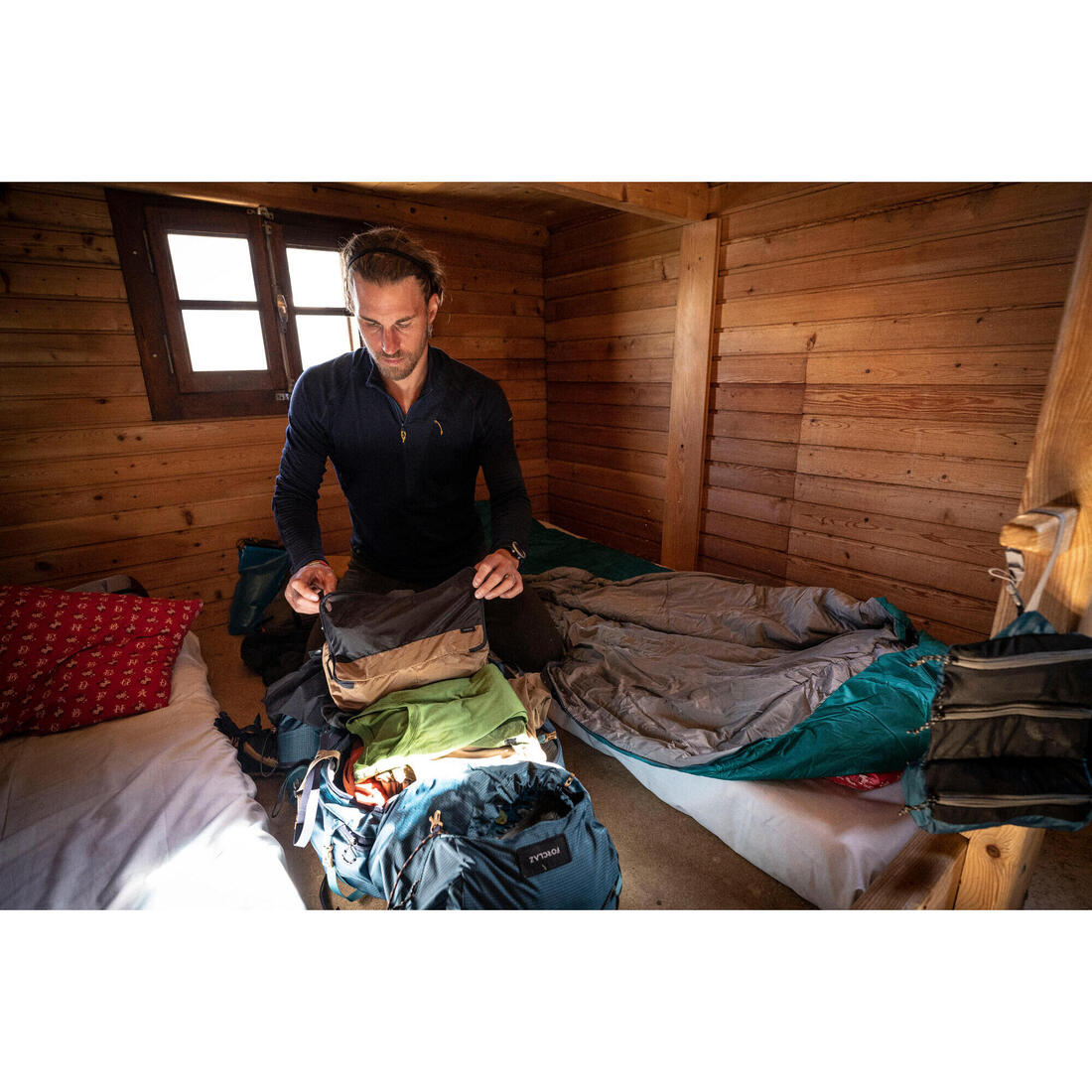 Kit de 3 housses de rangement de trekking voyage TRAVEL