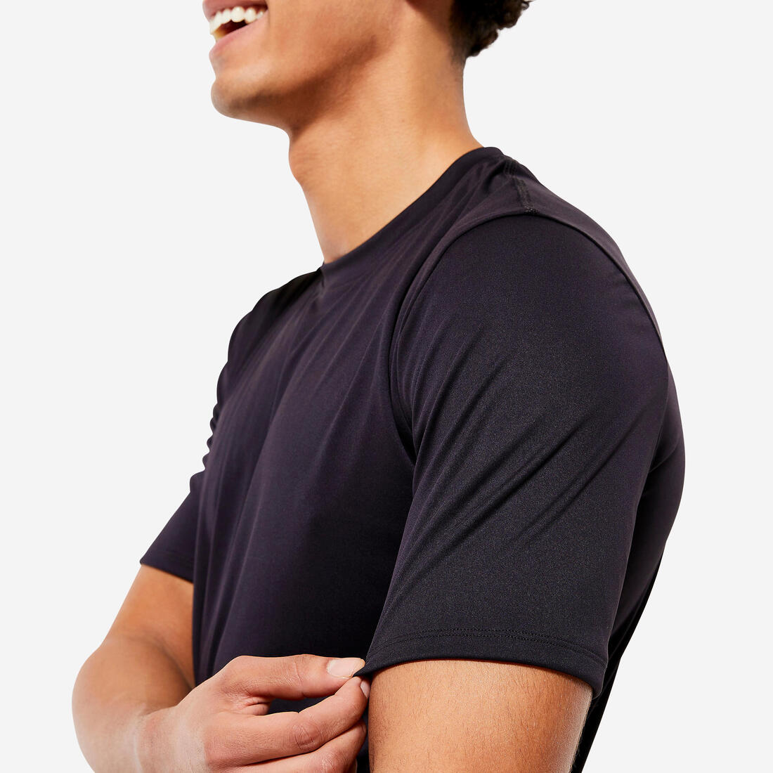 Tee-shirt training respirant odor control homme, noir