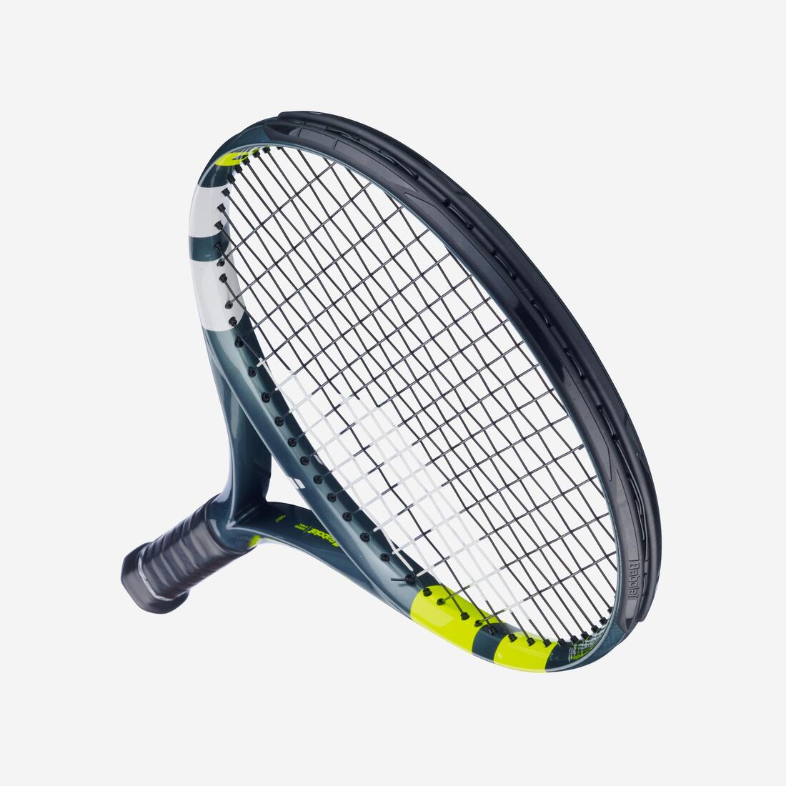 Raquette de tennis enfant 26 pouces, Babolat aero jr 26 gris jaune.