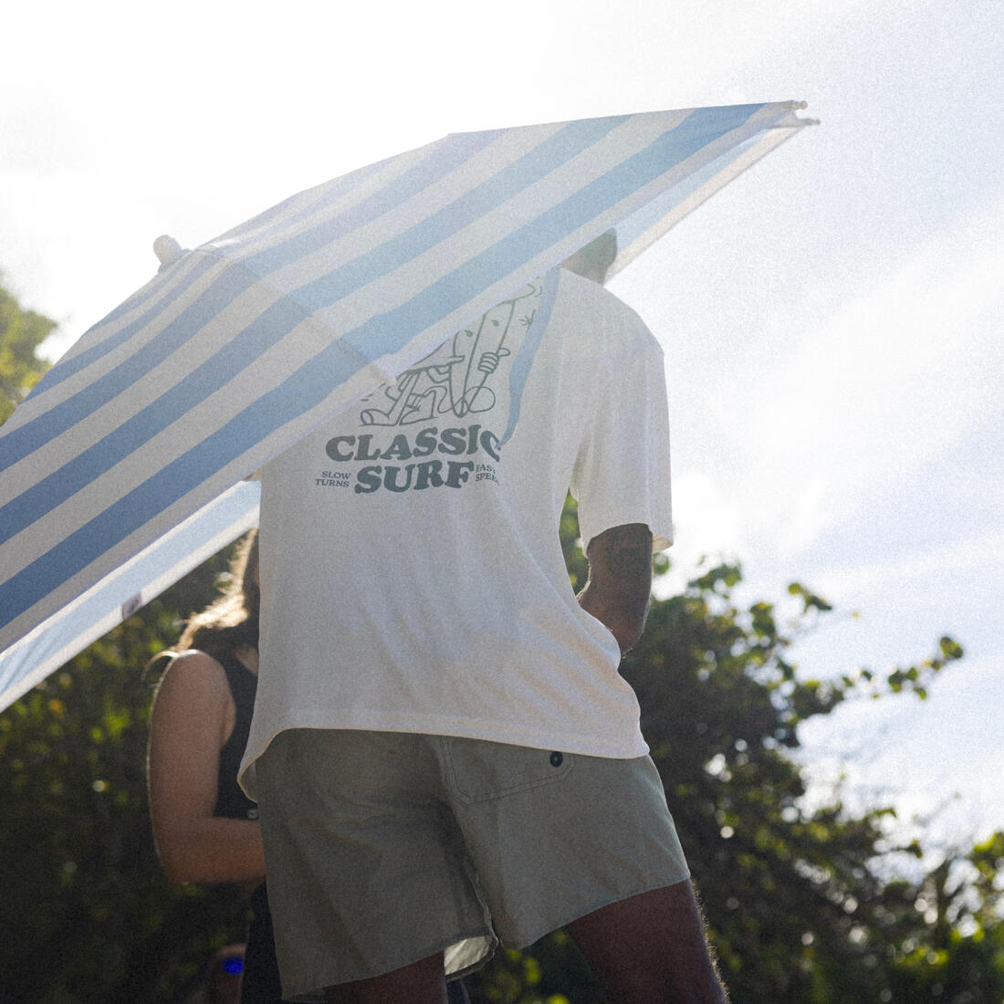 Parasol de plage compact 2 places upf 50+