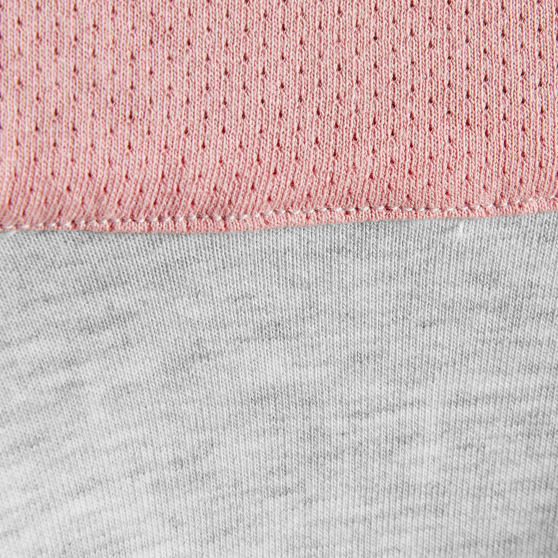 Sweat zippé à capuche enfant coton respirant - 900 vert et gris chiné clair
