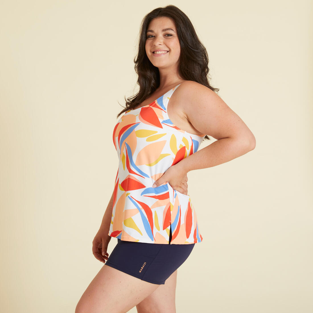 Maillot de Bain Femme 1 Pièce Tankini Shorty HEVA Leo