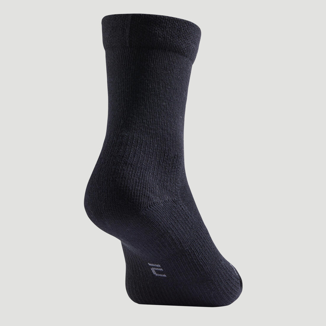 CHAUSSETTES DE SPORT HAUTES ENFANT RS 60 BLANC MARINE LOT DE 3.