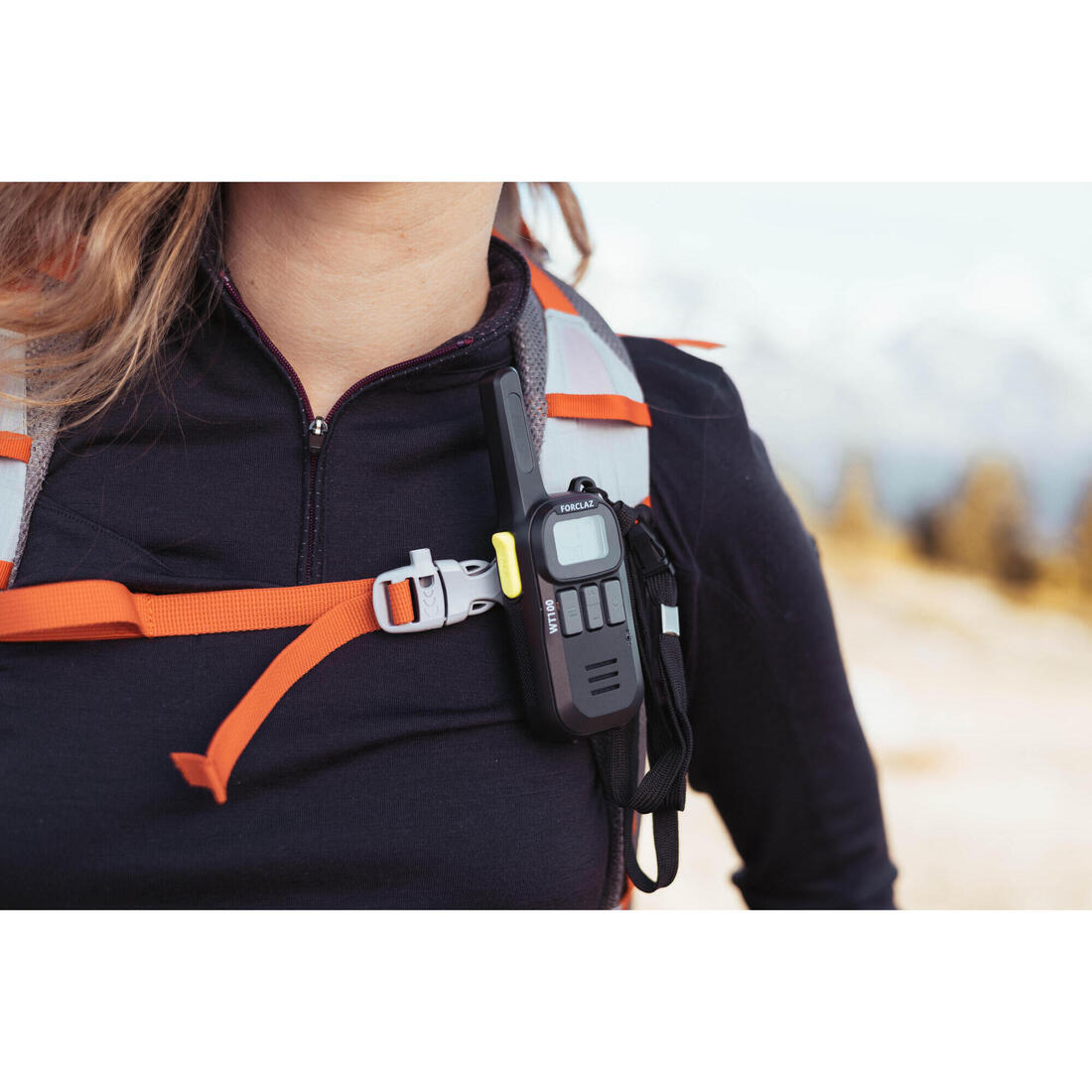 Paire de talkie-walkies rechargeables par USB - 5 km - WT100