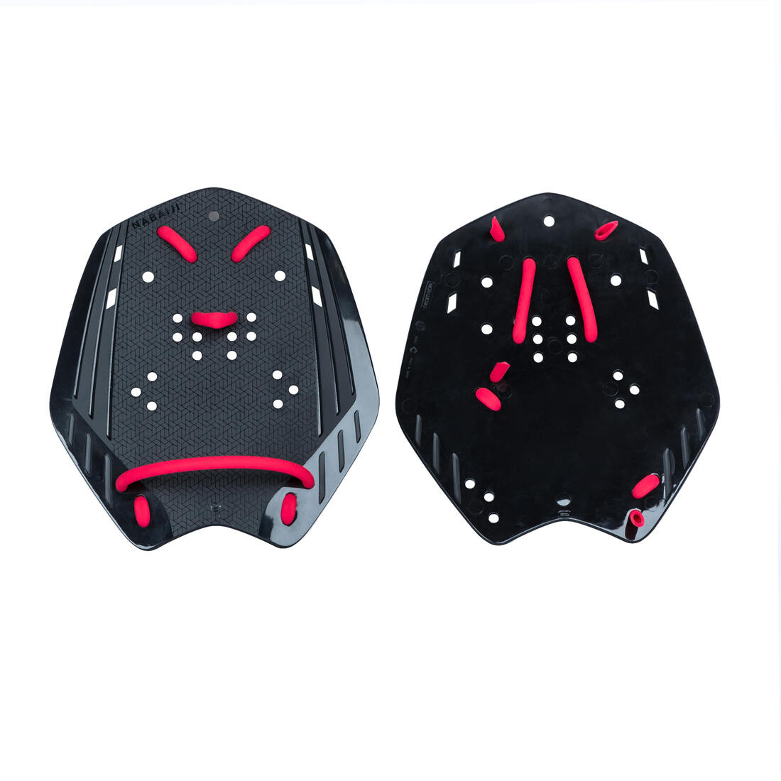 Plaquettes de natation 900 xl noir rouge