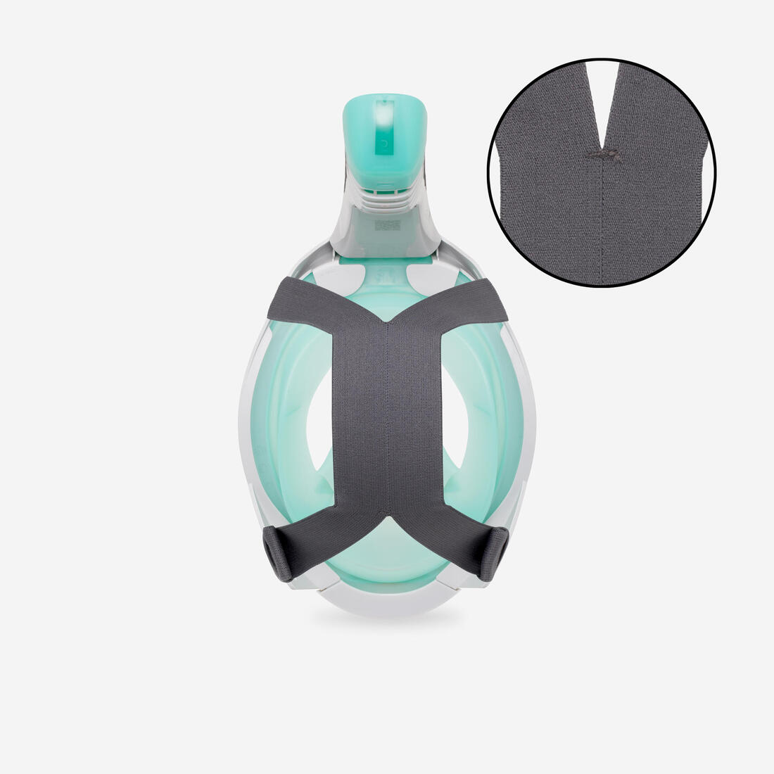 Masque snorkeling surface easybreath + avec valve acoustique > 10 ans - jungl