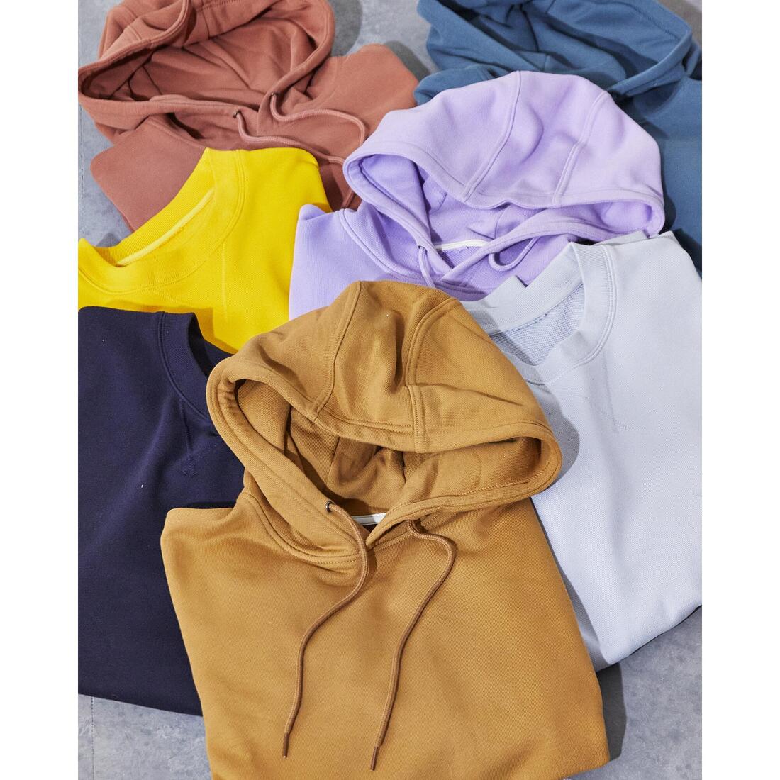 Sweat à capuche en coton fitness femme