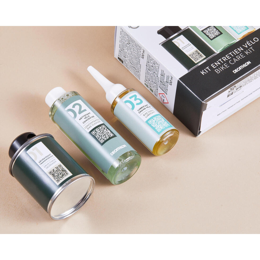 KIT ENTRETIEN ET NETTOYAGE VÉLO