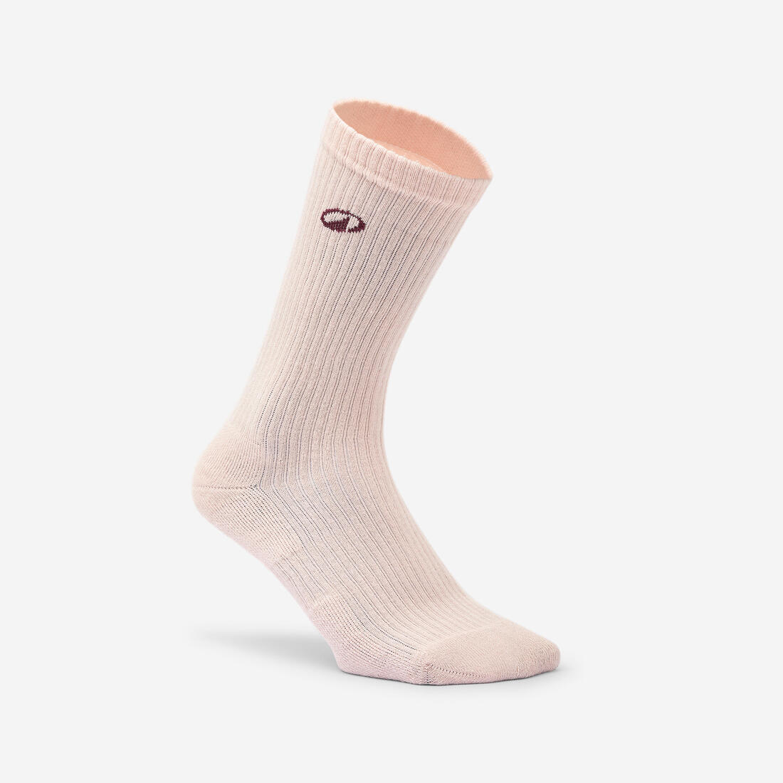 Chaussettes mi-mollet, Elementals, bordeaux rose et, lot de 3