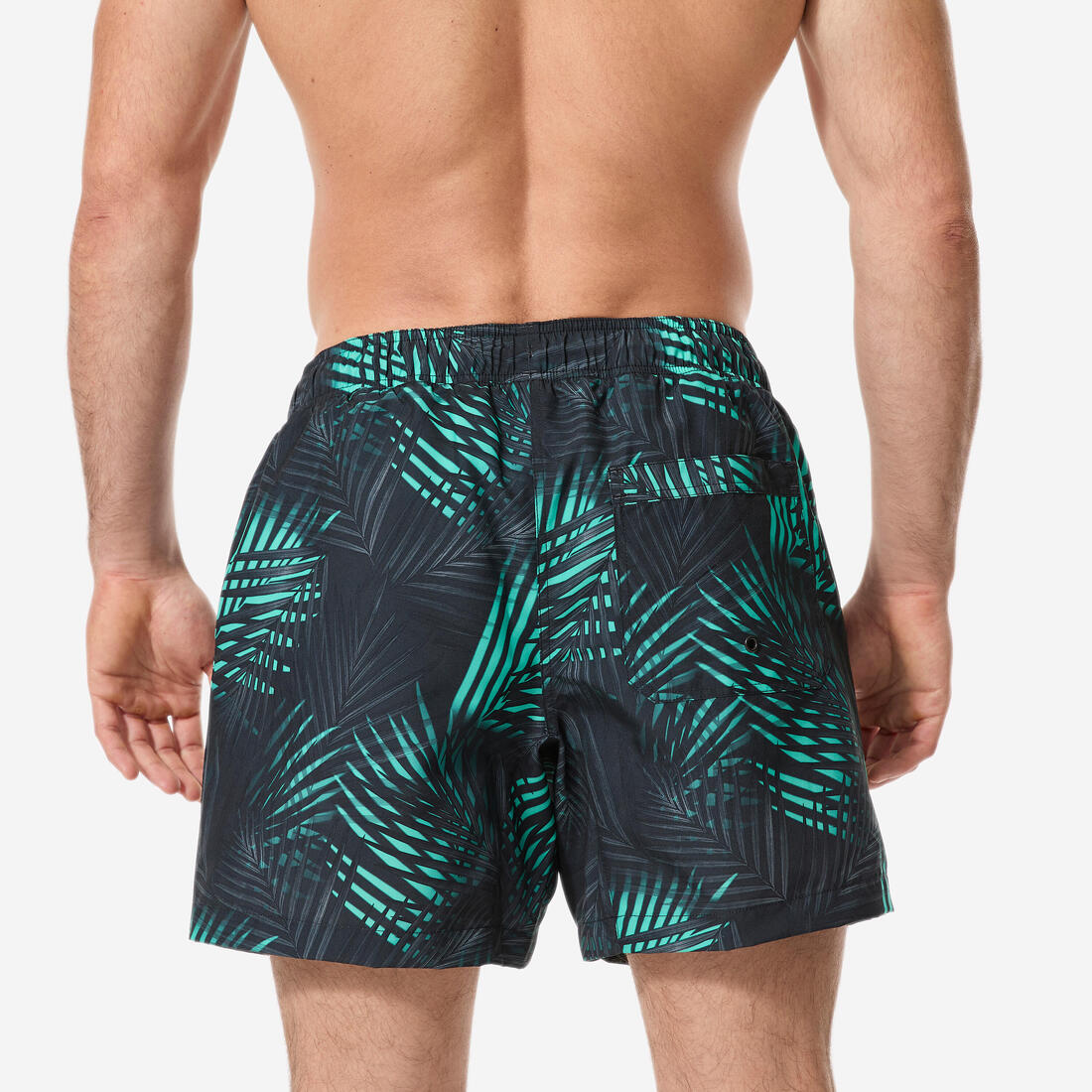 Boardshort surf short de bain court 15" homme, 100 Palmito