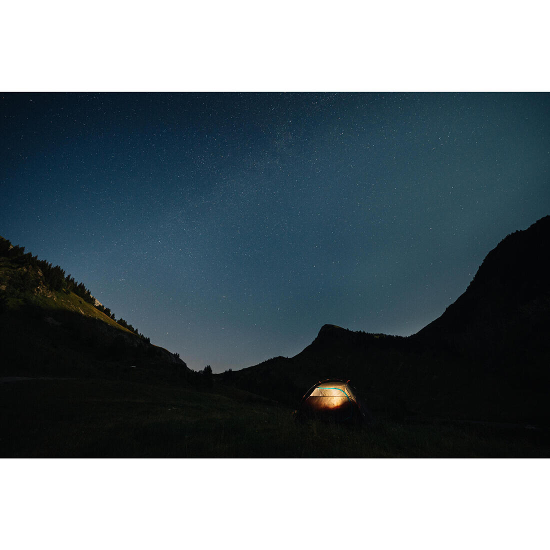 Tente de camping 3 places, MH100 Fresh & Black