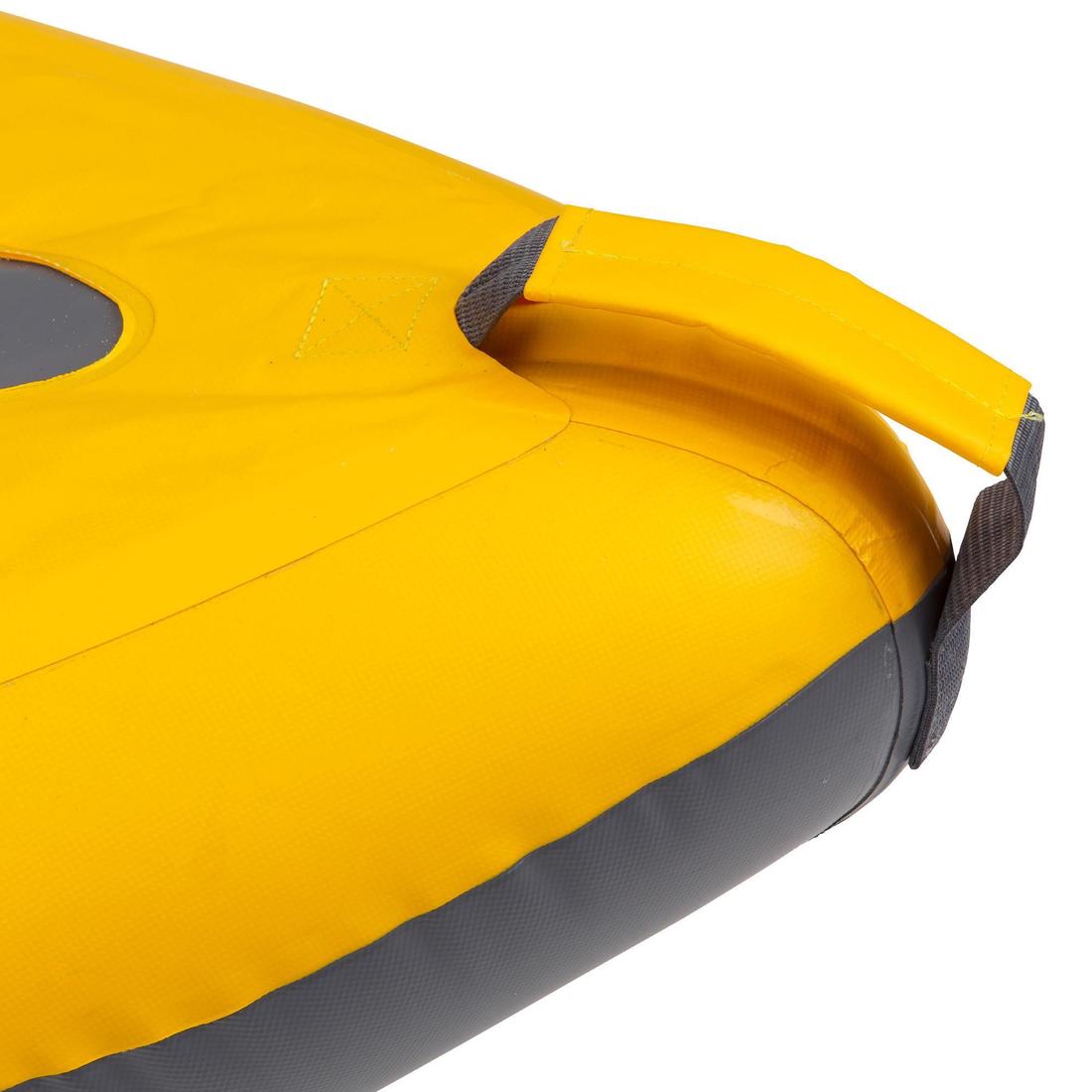 Canoë kayak gonflable 2 places - Tribord 100+ Jaune
