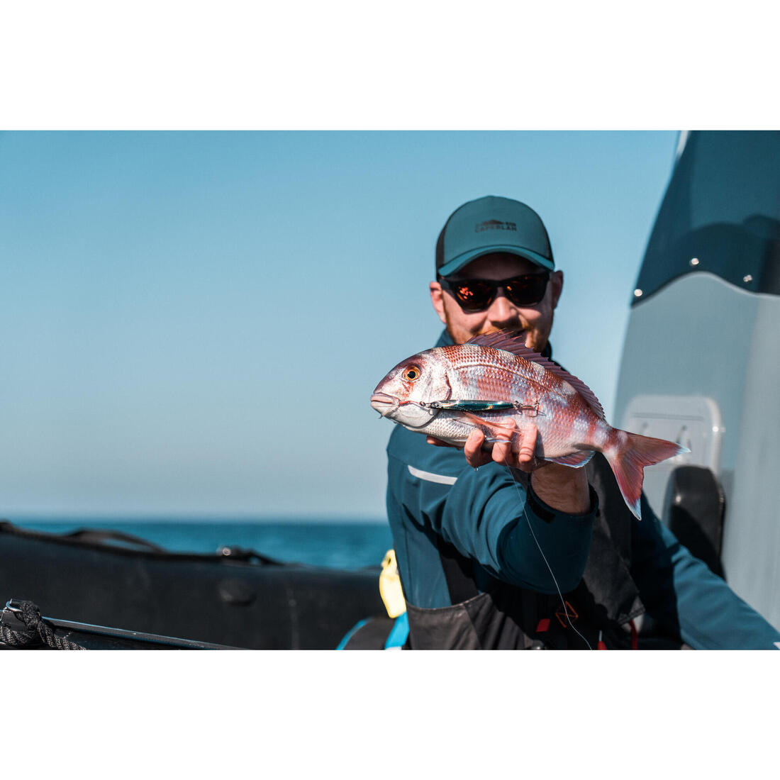 Cuiller biastos 80gr rose hareng au leurre en mer