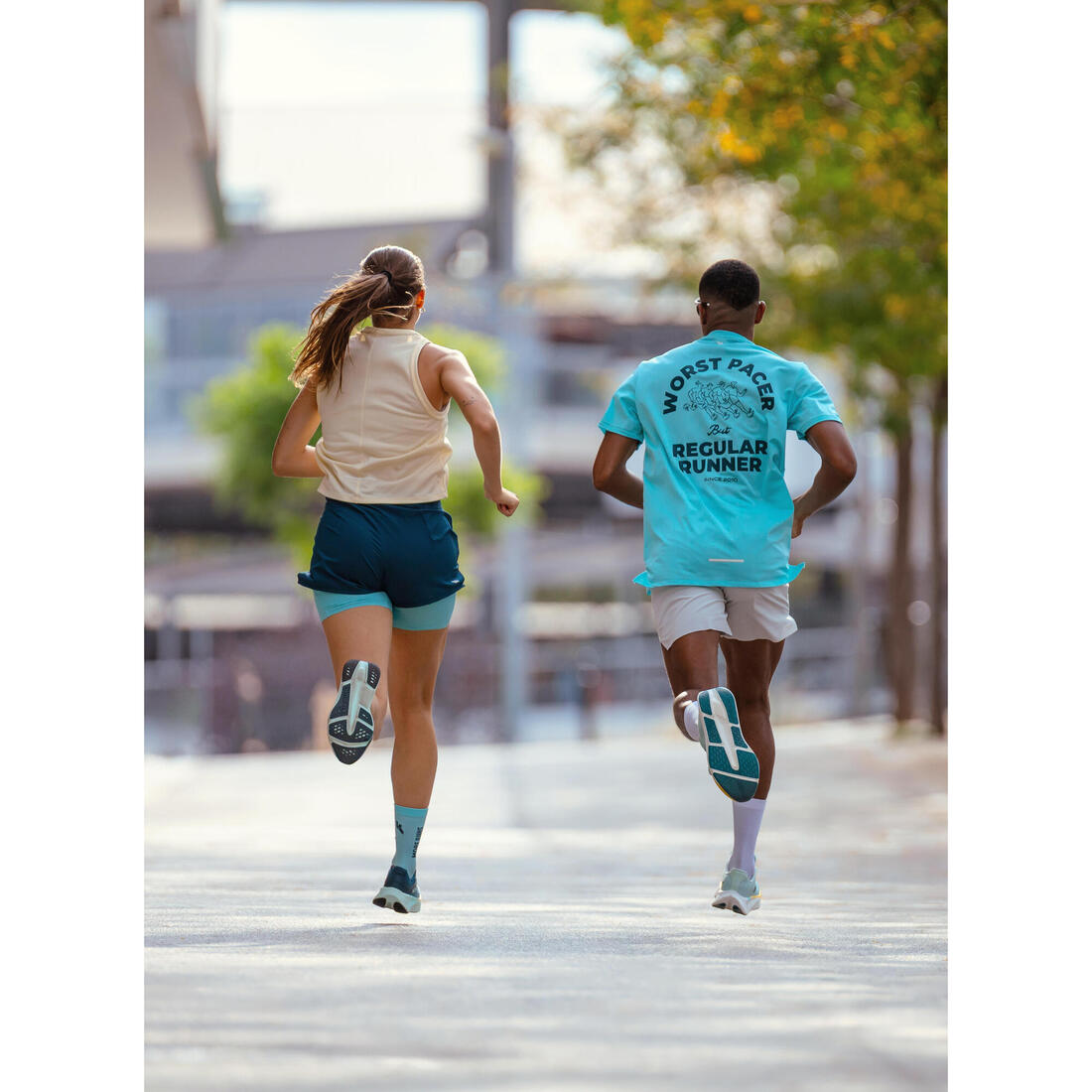 Débardeur court de running respirant femme - kiprun run 500 dry