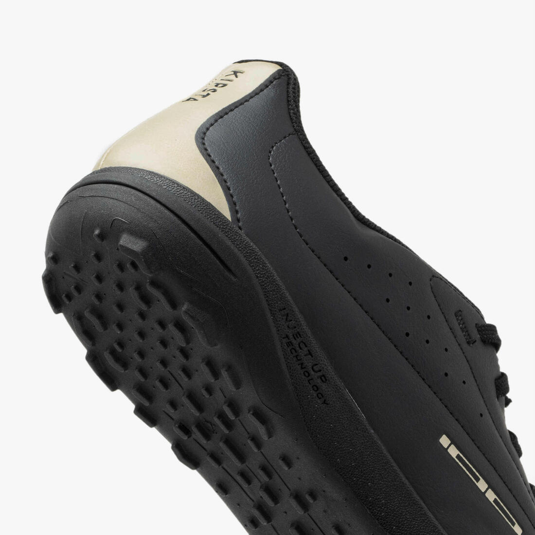 Chaussures de football 100 TURF TF adulte noir
