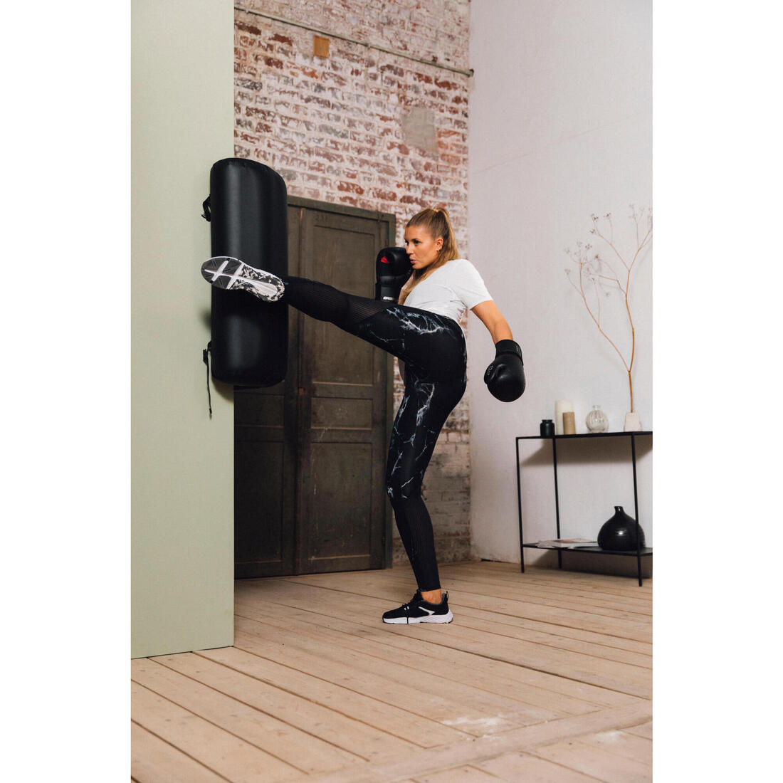 Gants de boxe avec intérieur 100% ventilé adulte, rose et