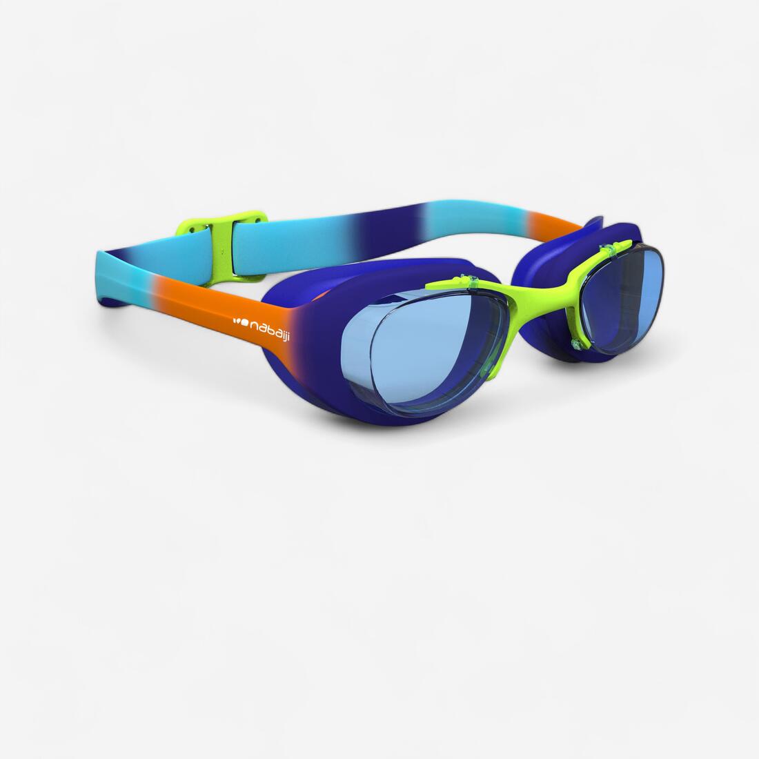 Lunettes de natation Junior - Xbase rose bleu teintées