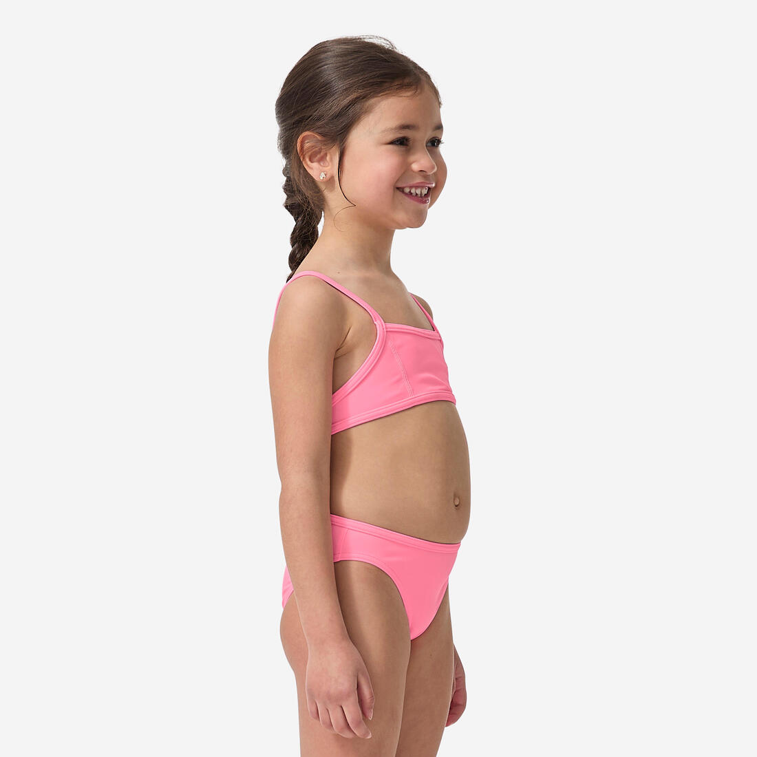 maillot de bain 2 pièces SURF FILLE BRASSIERE TURQUOISE BALI 100