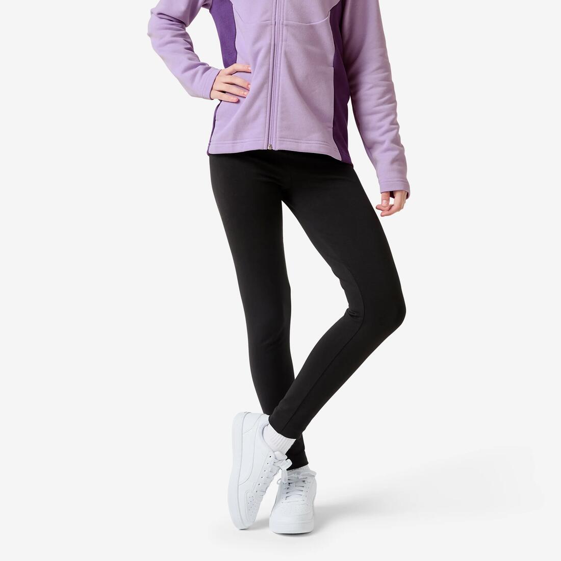 Survêtement zippé enfant, mauve et