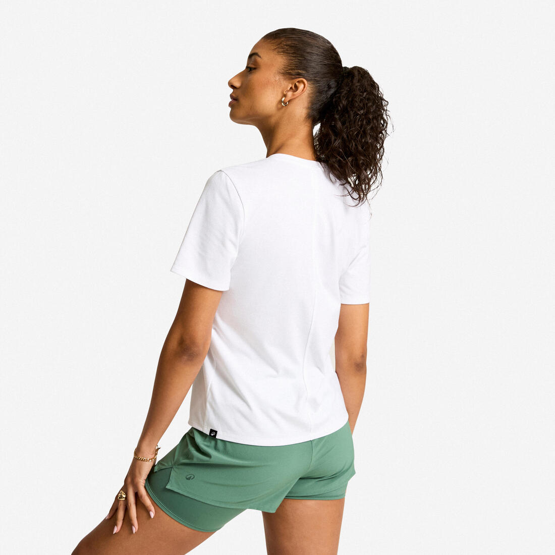 TEE SHIRT COOLMAX FEMME COL V