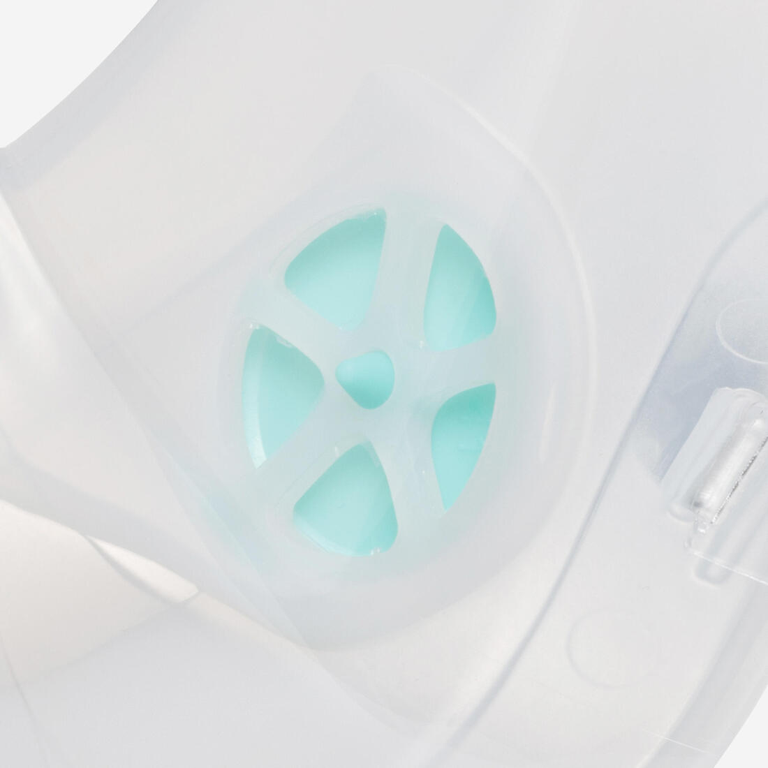 Masque easybreath snorkeling de surface adulte, gris -sans sac