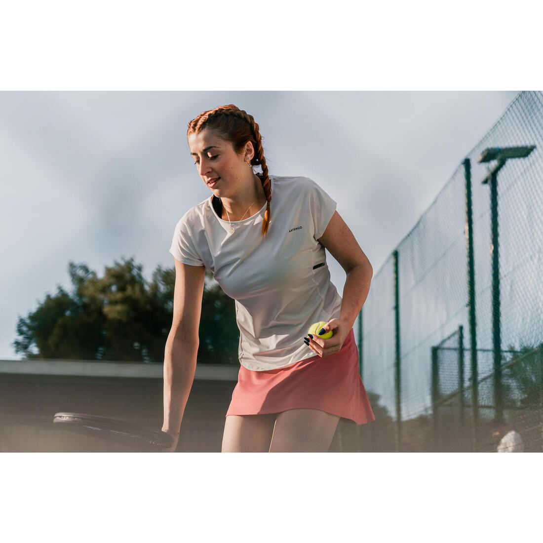 Jupe tennis dry femme - Essentiel 100